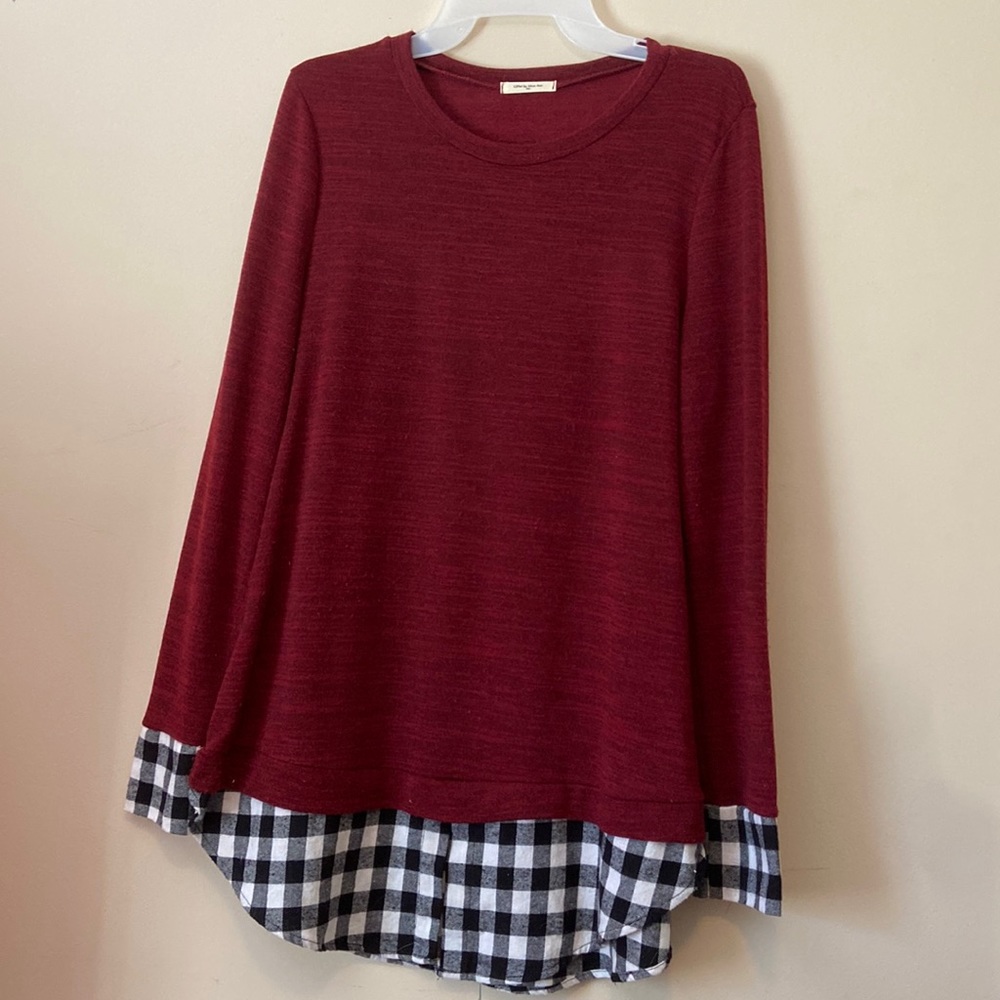 Layered Looking Thin Sweater